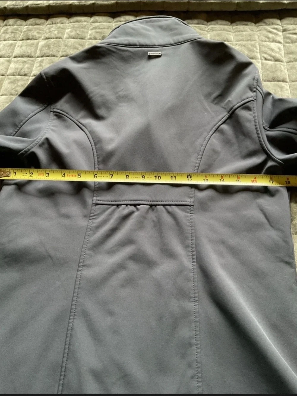 PrAna Martina Jacket Coat Gray Medium Soft Shell - Picture 8 of 11